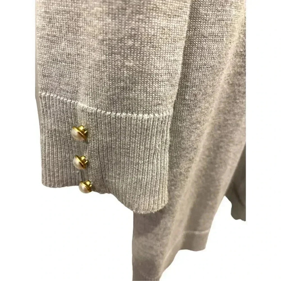 89th + Madison Women’s‎ Small Open Front Gray Duster Cardigan - Picture 3 of 3